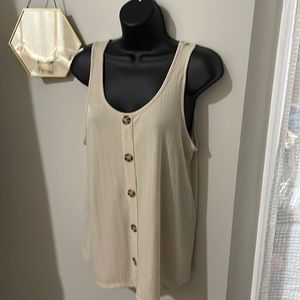 Tan tank size s! NWT